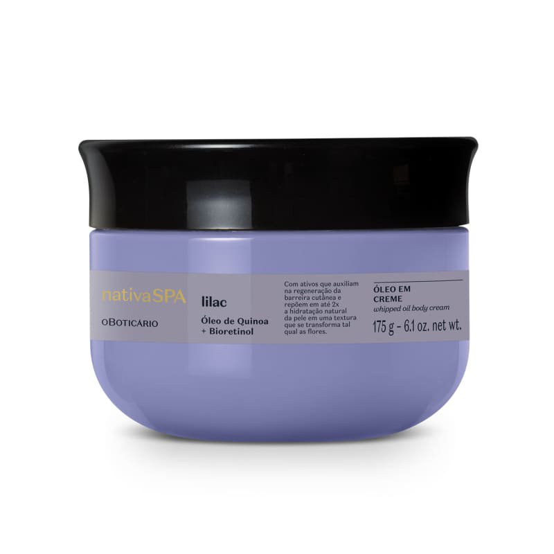 Nativa SPA Olio in Crema Corpo Lilac 175g