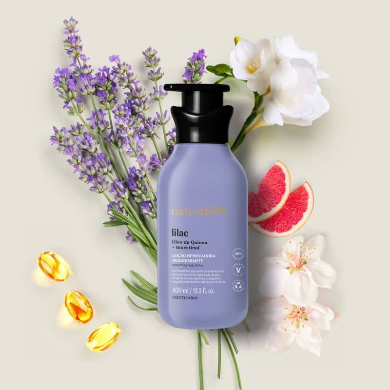 Nativa SPA Lozione Rinnovatrice Idratante Corpo Lilla 400ml - immagine 3