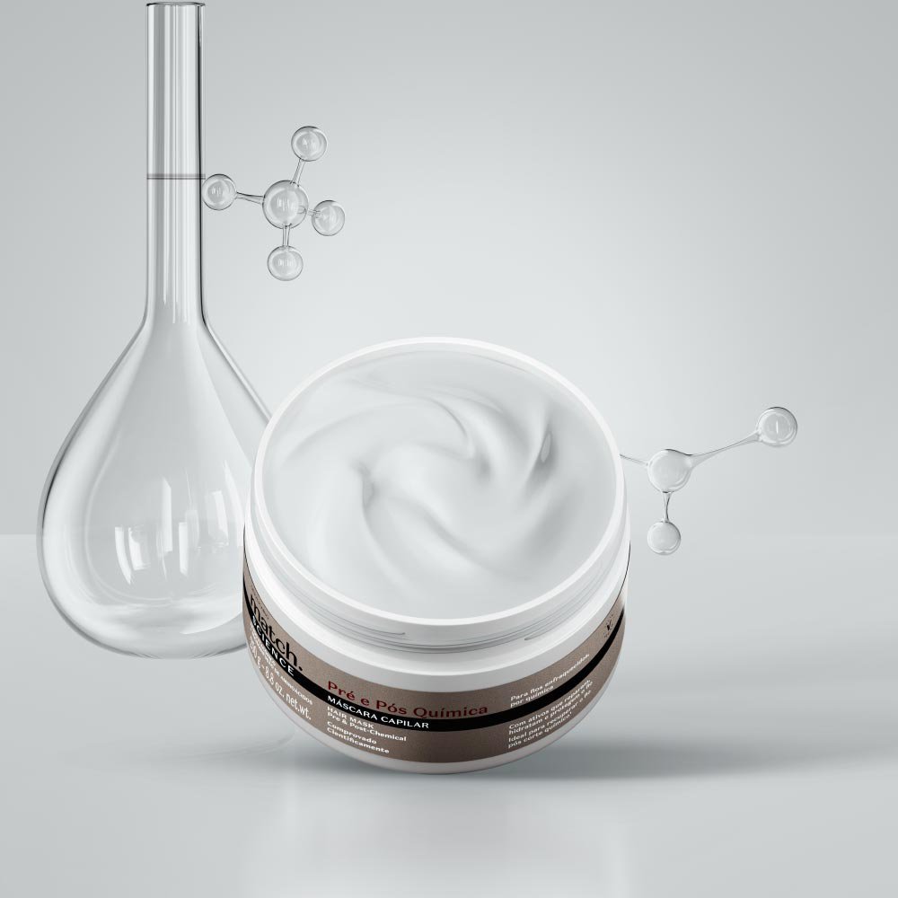 MATCH SCIENCE MASCARA PRE E POS TRATTAMENTO QUIMICA - 250G - immagine 3