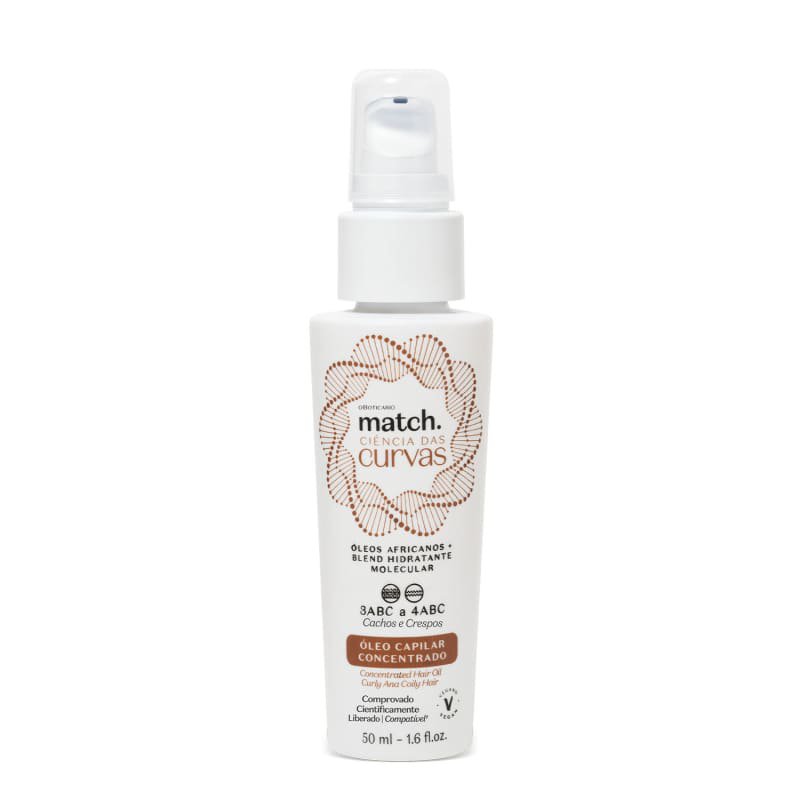 MATCH CIENCIA DAS CURVAS - OLIO PER CAPILLARE CONCENTRATO 50ML